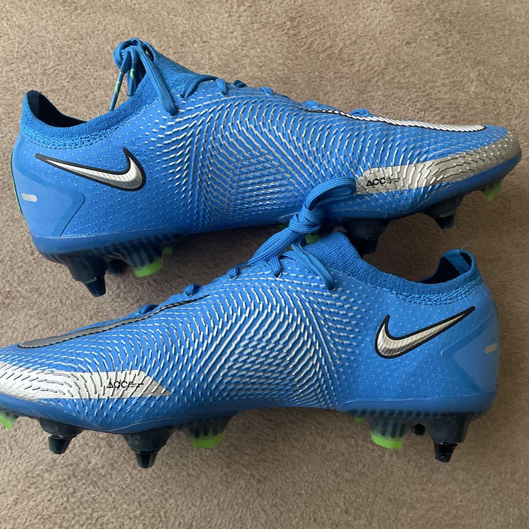 Nike Phantom ブルー サッカーシューズ sg - メルカリ