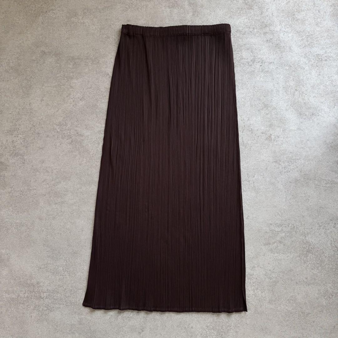 PLEATS PLEASE ブラウン イッセイミヤケ Mサイズ - メルカリ