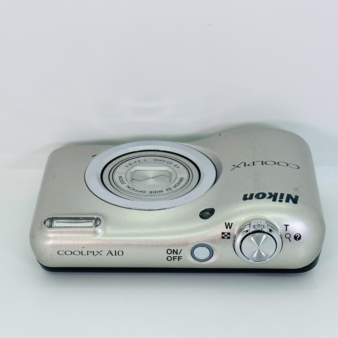 箱付】Nikon COOLPIX A10 シルバー 単3電池駆動 デジタルカメラ