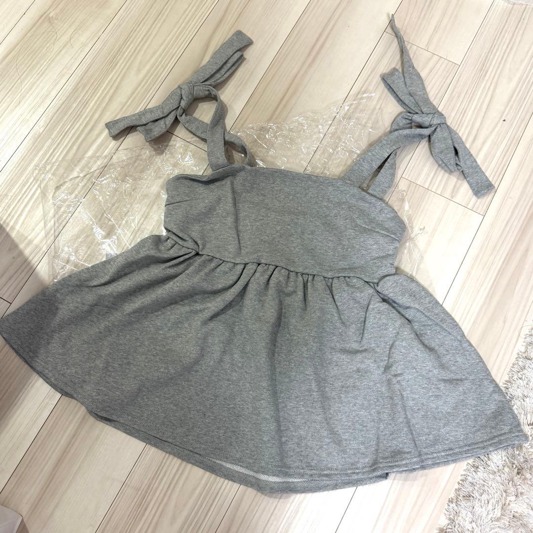 AMERI VINTAGE SWEAT PEPLUM SET ROMPERS AMERI VINTAGE SWEAT PEPLUM SET ROMPERS