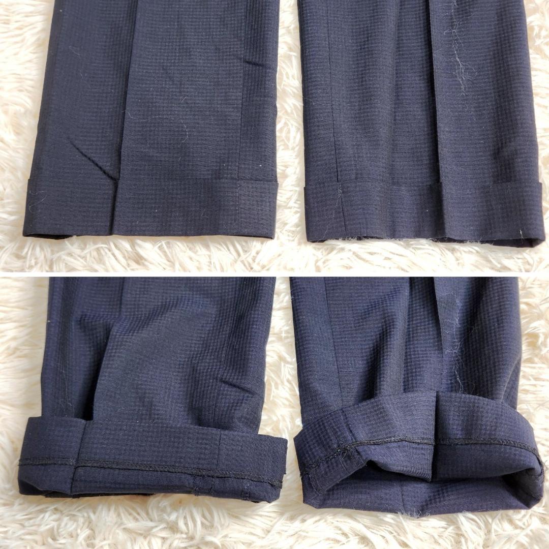 SUIT SELECT 背抜き センターベント チェック セットアップ