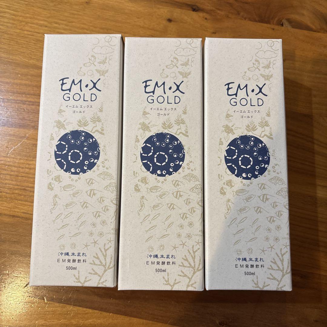 EMXGOLD イーエムエックスゴールド500mL3本セット