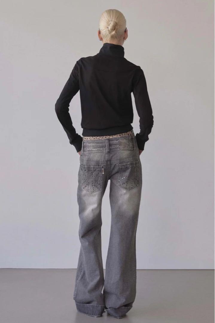 パンツ Union Jack Engineered Denim Washed Gray