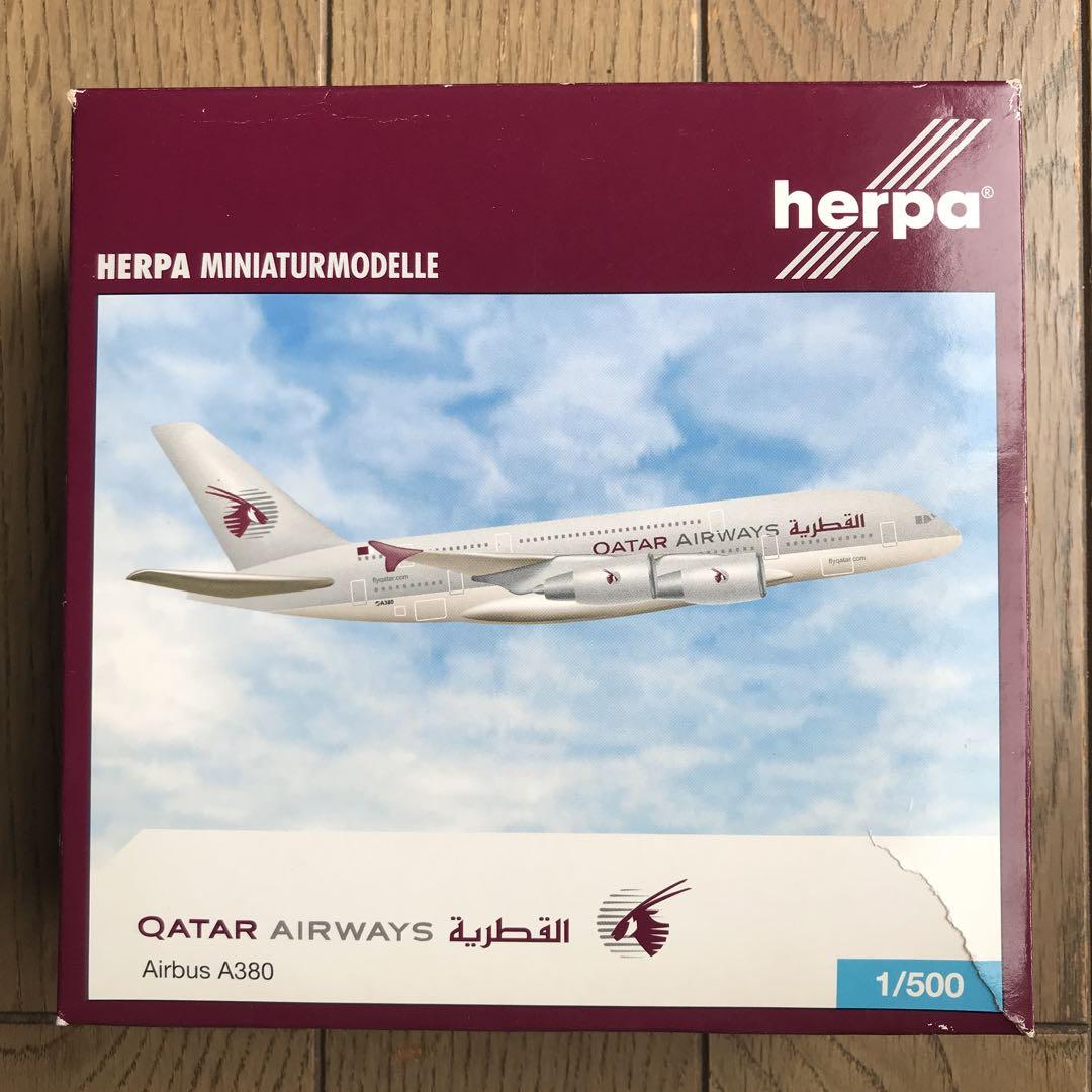 herpa 1/500カタール航空エアバスA380 - メルカリ