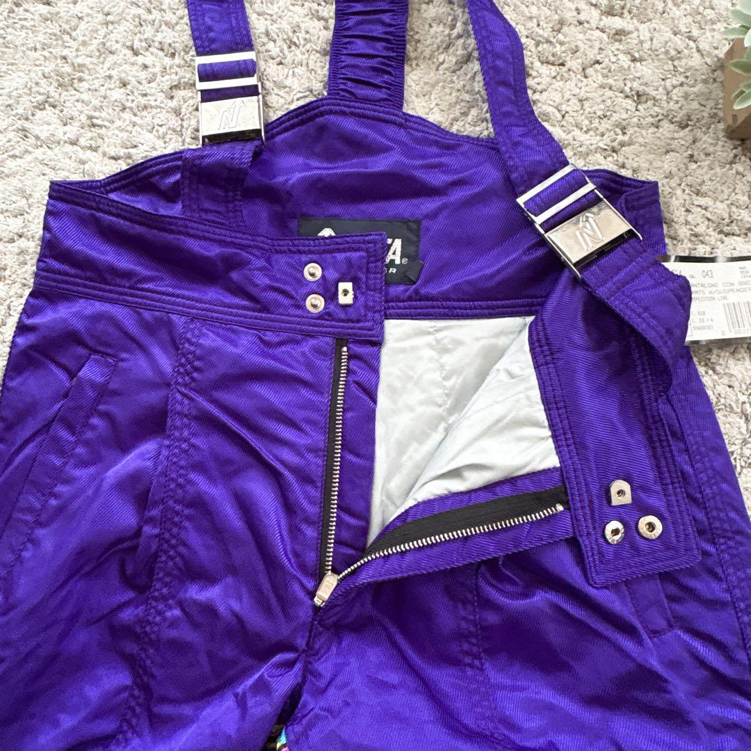 【NORDICA】新品 スキーウェア スノボ M 紫 幾何学模様 パープル 防寒
