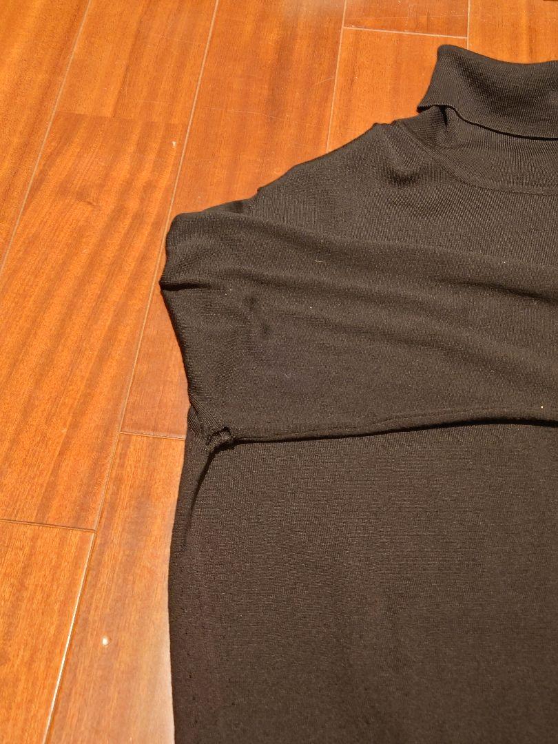 JIL SANDER ブラック タートルネックニット ジルサンダー