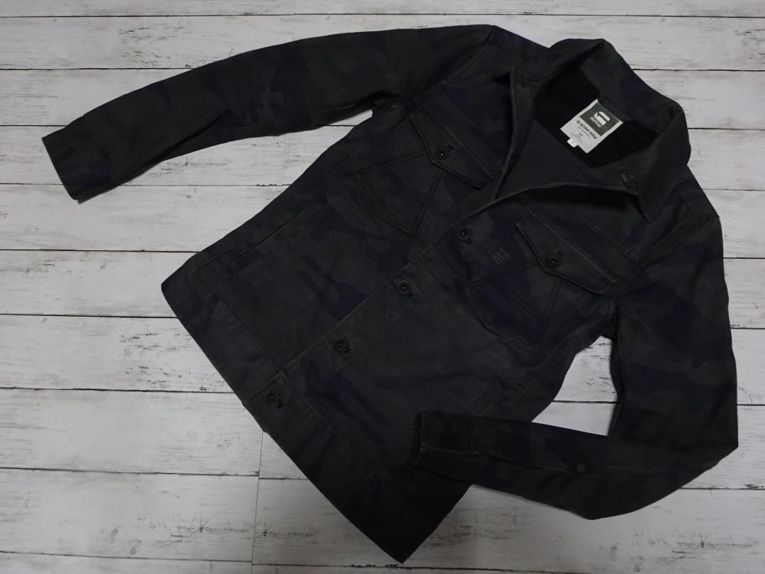 豊富な ジースターロウ A CROTCH SLIM 3D JKT カモフラジャケット S zh3O7-m11325813760 得価大人気