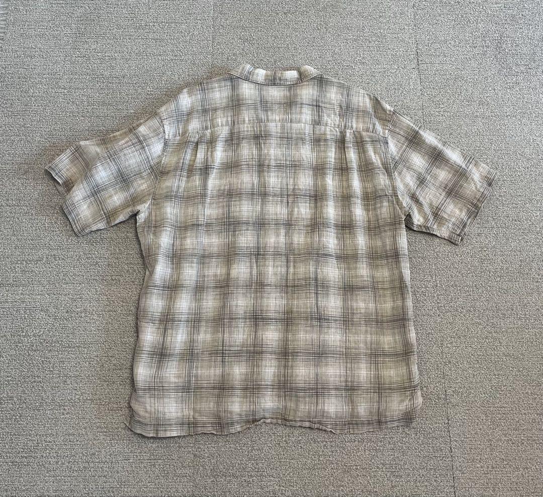 00S Eddie Bauer コットンリネン オープンカラーシャツ - メルカリ