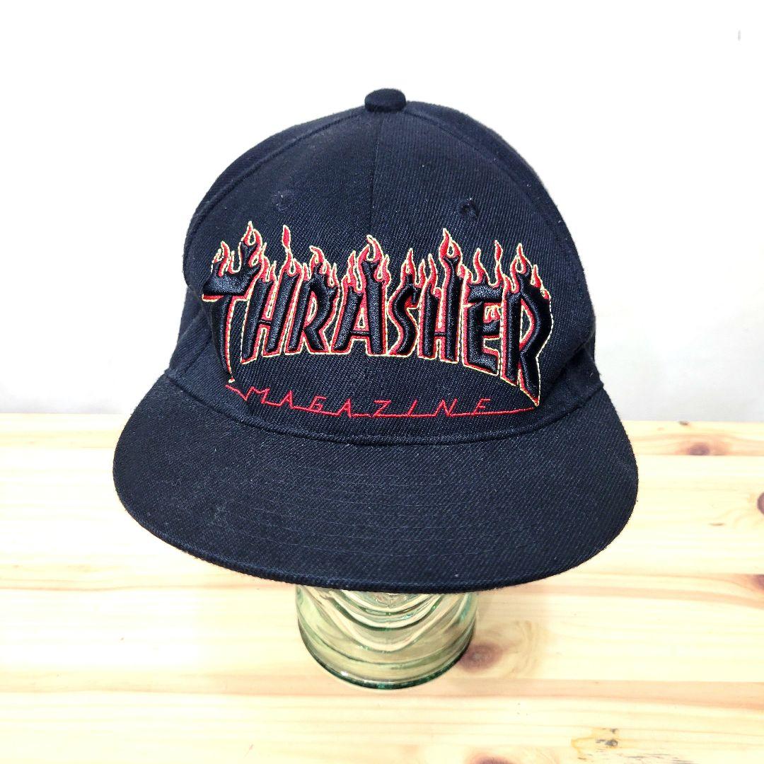 THRASHER ファイヤーフレイム ファイヤーパターン キャップ 帽子