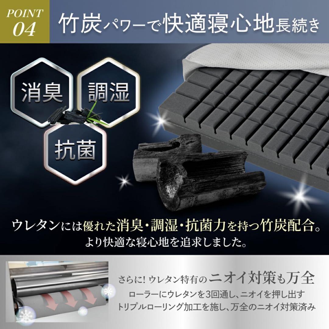 GOKUMIN 三つ折り　シングル　プレミアムグランマットレス　極厚10cm ②