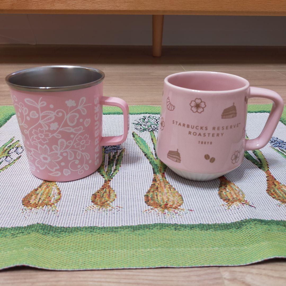 スタバ 2021 2022 桜 サクラ SAKURA 陶器＆ステンレスマグ 新品 - メルカリ