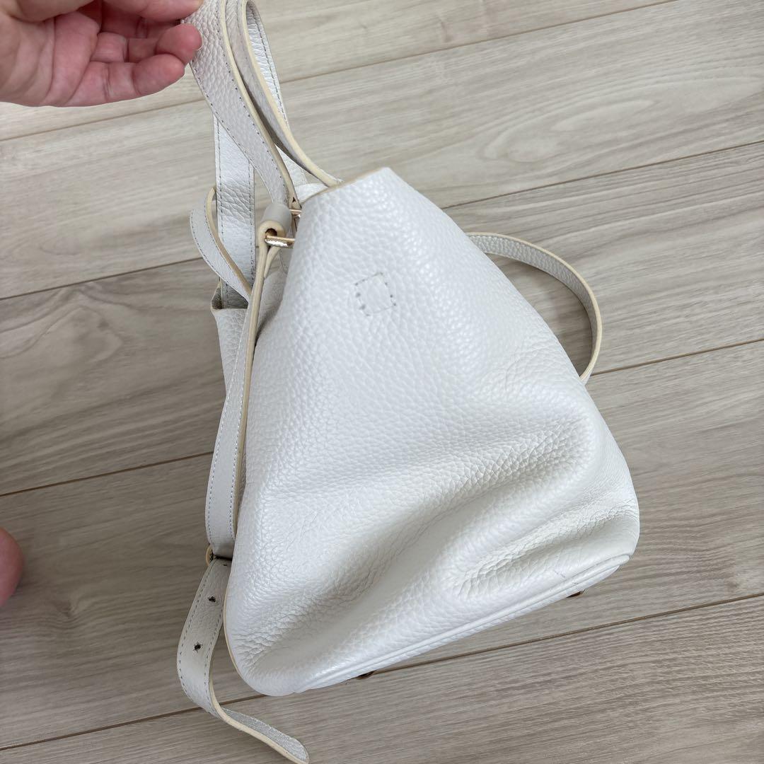 ROSE BUD ローズバッド ホワイト レザー 2WAYショルダーバッグ