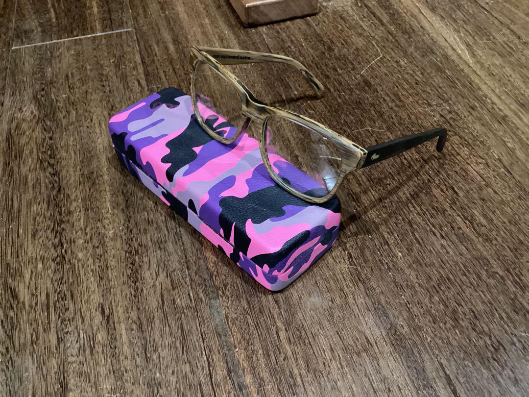 RECS recs メガネ　wood小物