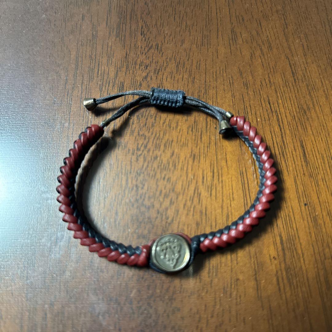 GUCCI レザーアクセサリーブレスレット