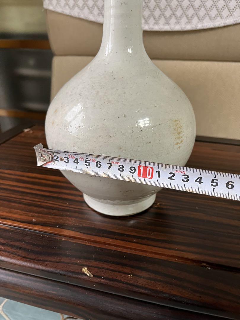 李朝工芸品　白磁　とっくり　花瓶 古美術