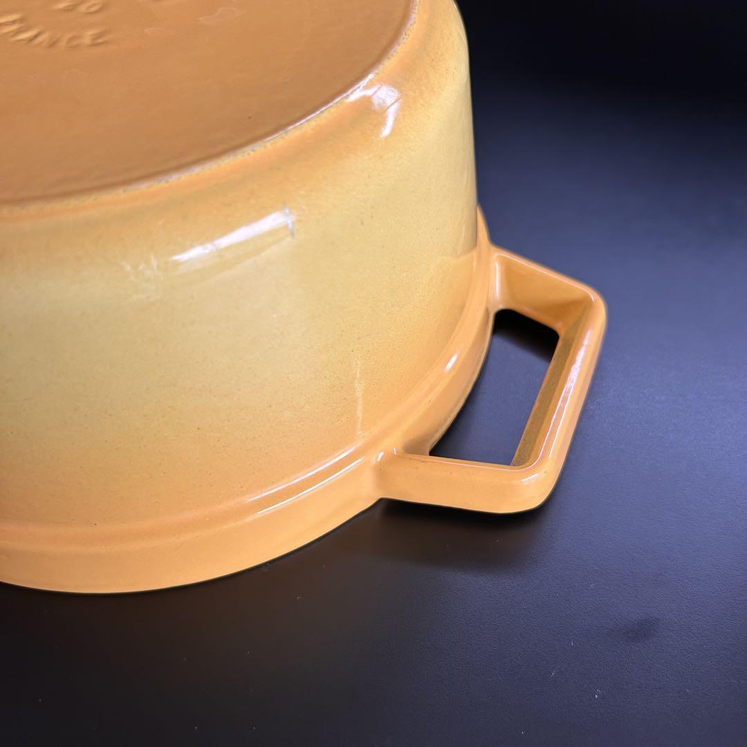 STAUB ホーロー鍋 ピコ・ココット ラウンド 20cm イエロー 廃盤