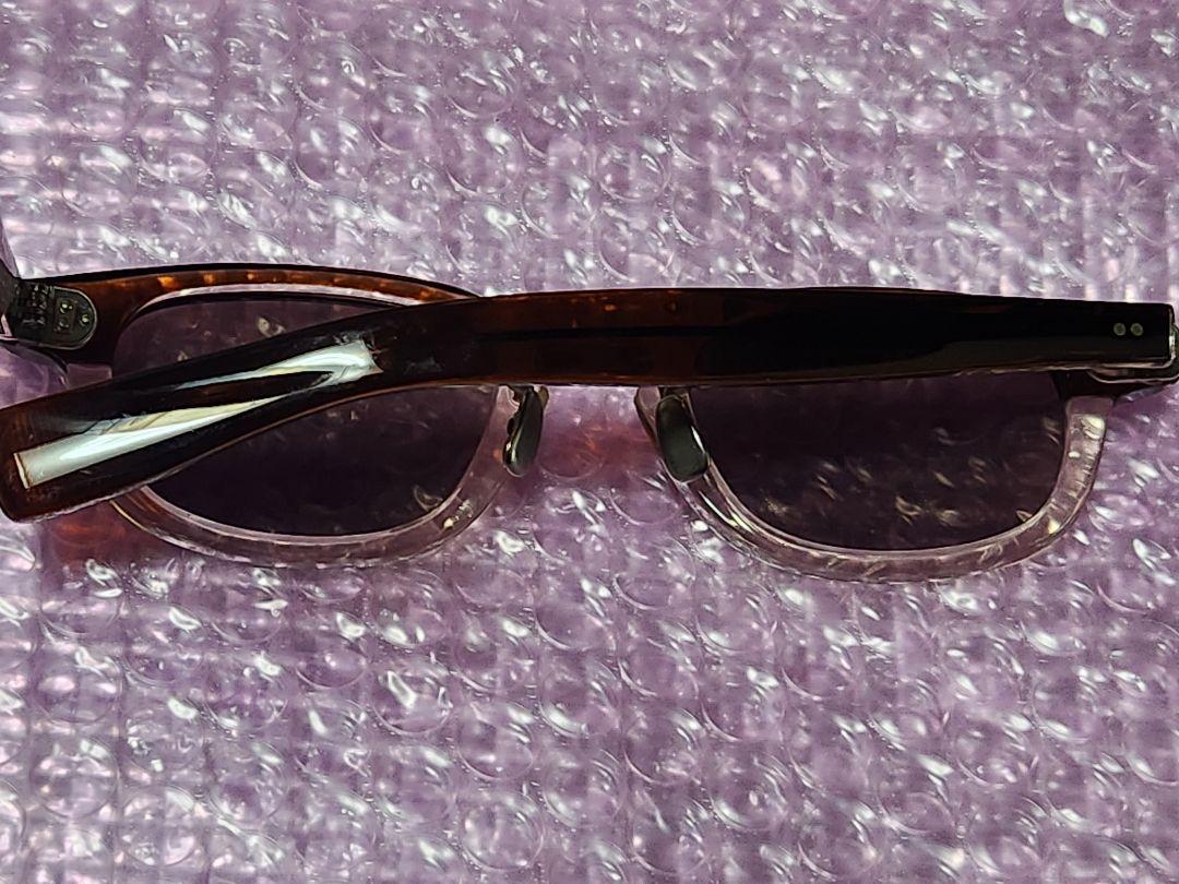 新品EYEVAN7285 351 c.353　GREY RED MIRROR付き