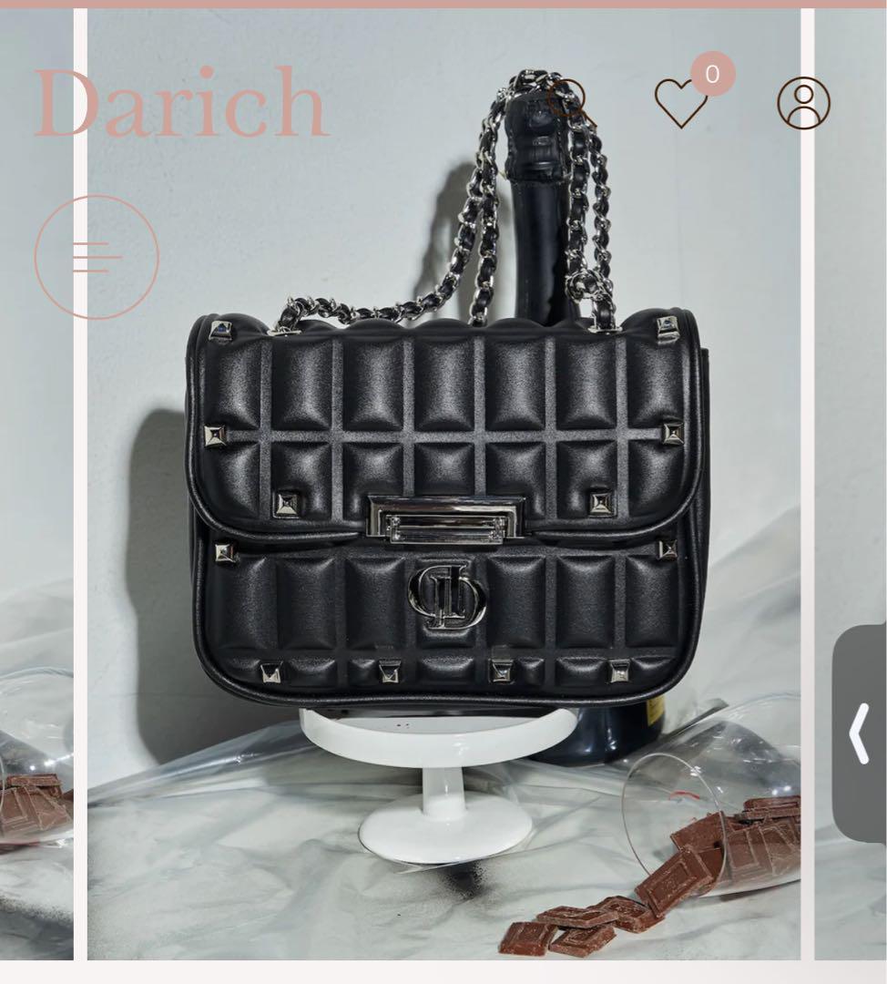 Darich ブロックレザーショルダーバッグ