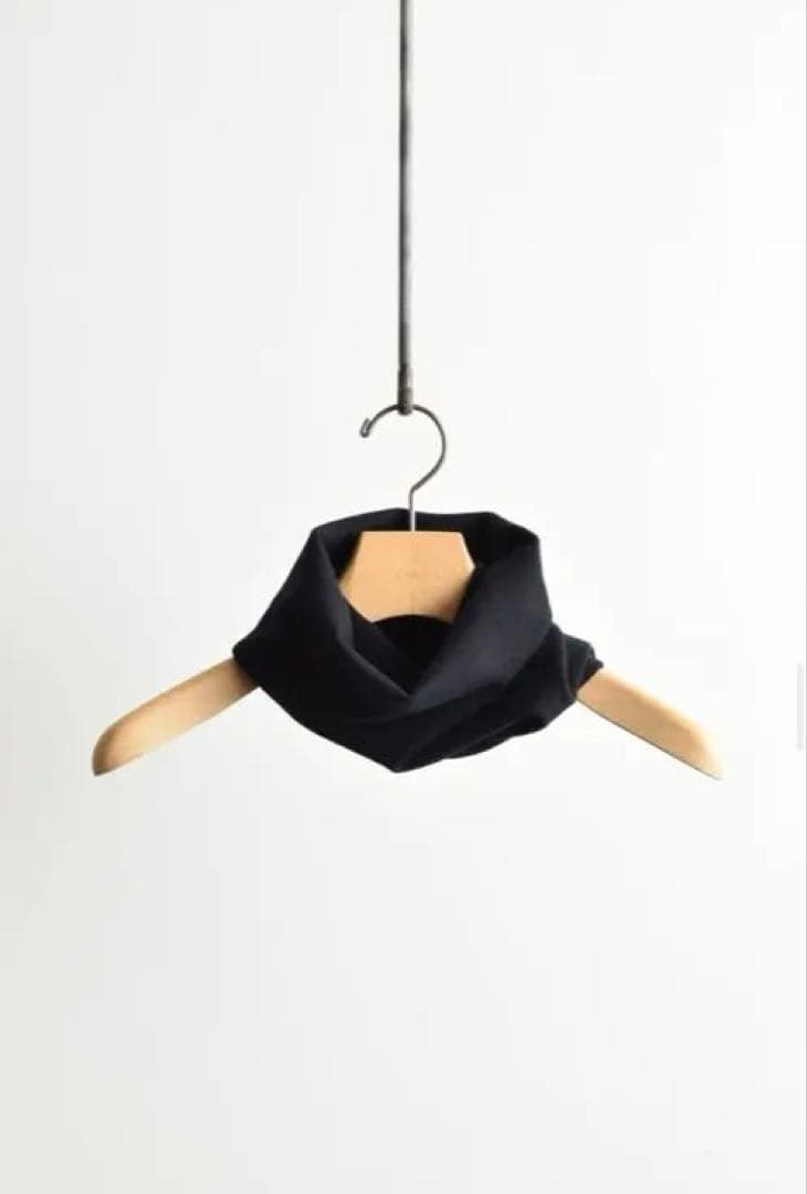 COMOLI 25AW カシミヤネックウォーマー ブラック