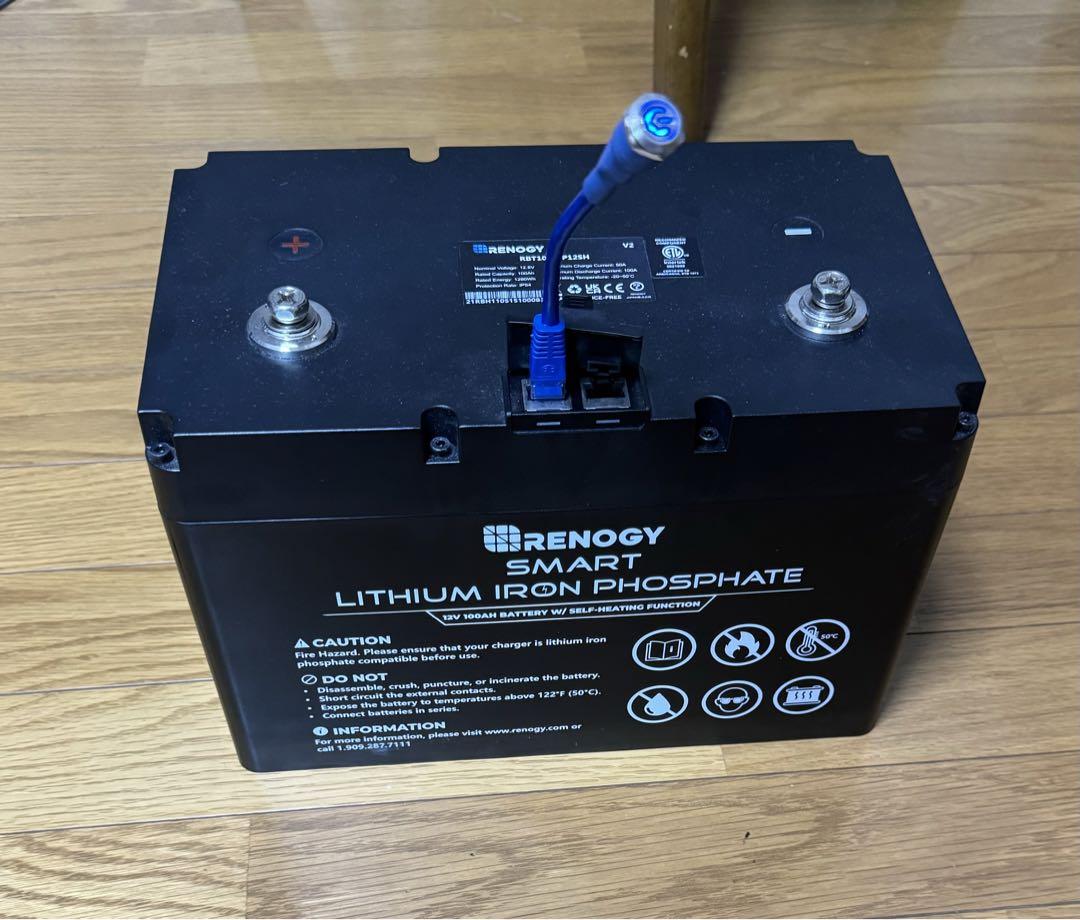【新品】 RENOGY ヒート機能付き リチウムバッテリー 100AH 12V