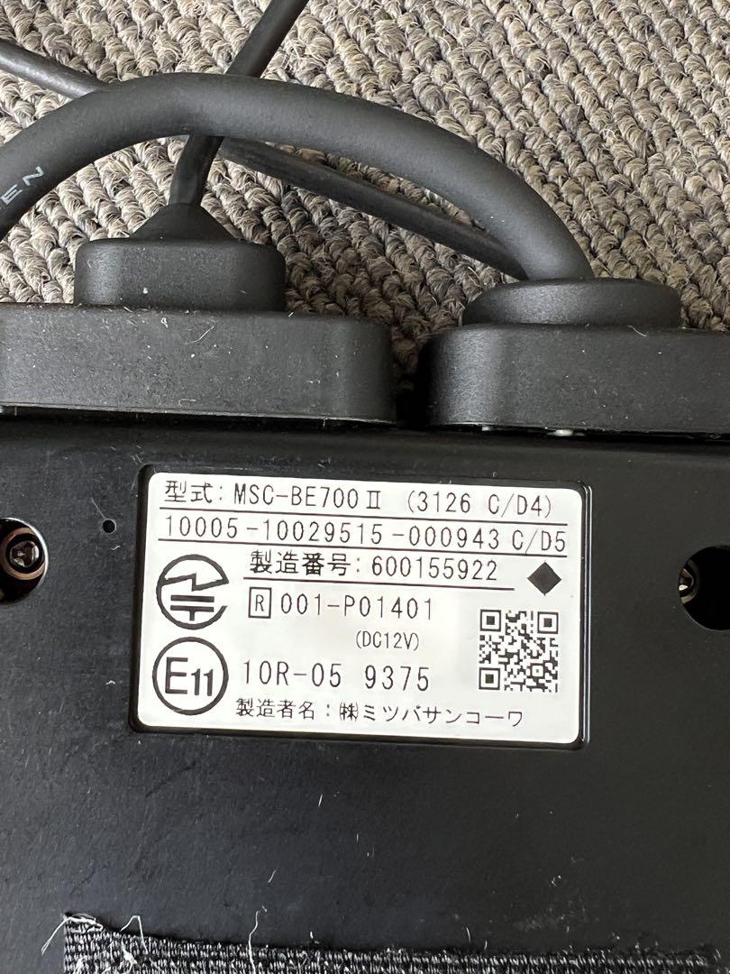 ETC 2.0MSC-BE700バイク用ETC ETC2.0