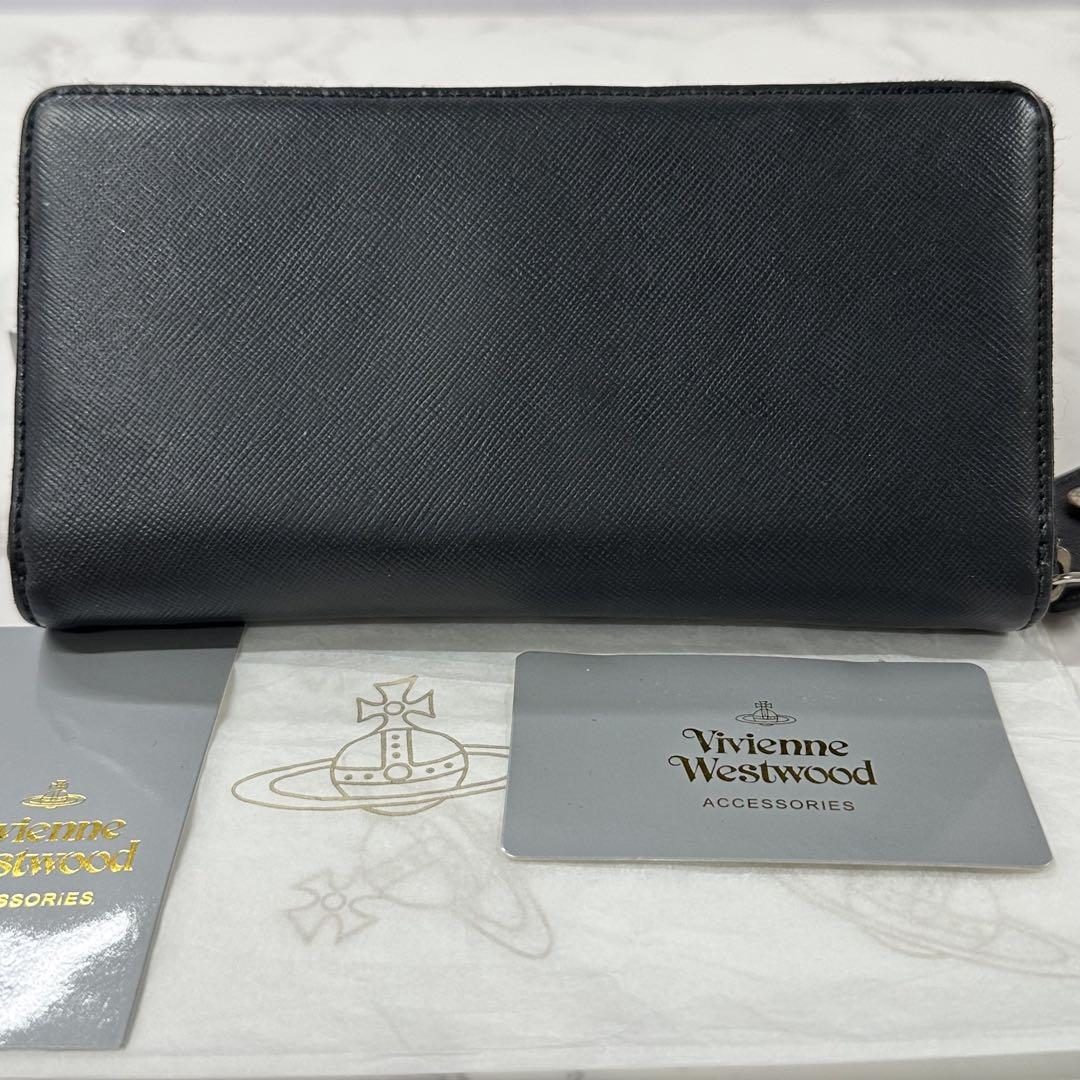 新品同様‼️ ヴィヴィアンウエストウッド　財布　長財布　オーブ　ラウンドファスナー