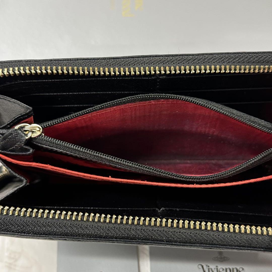 新品同様‼️ ヴィヴィアンウエストウッド　財布　長財布　オーブ　ラウンドファスナー