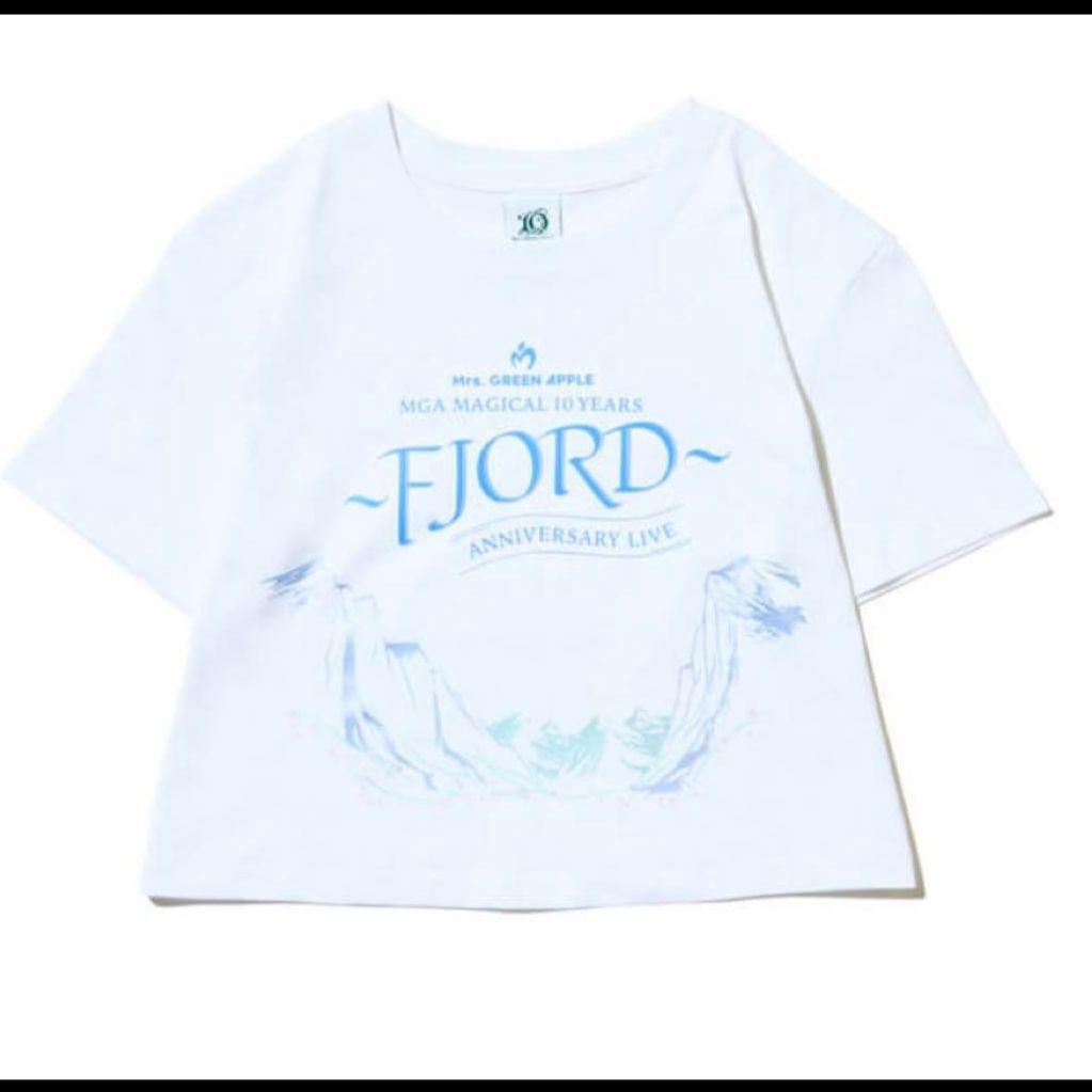 Mrs. GREEN APPLE Tシャツ フィヨルド クロップド　ミセス