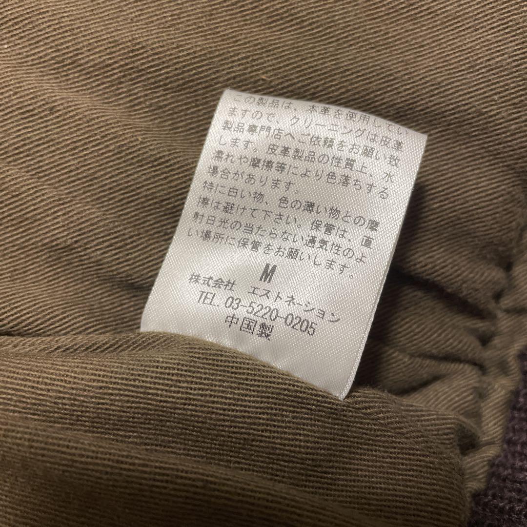 KD10 ESTNATION 革ジャン 子羊革 Mサイズ エストネーション