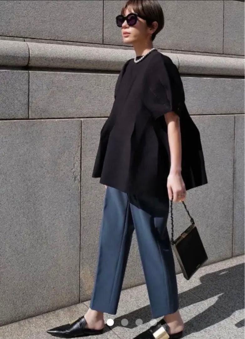 輝い マチャット machatt タックテーパードパンツ カジュアルパンツ