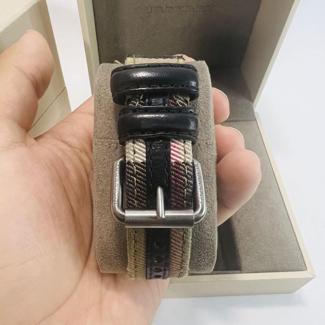 【美品】BURBERRY バーバリー 腕時計 BU7815 ブラック ラウンド