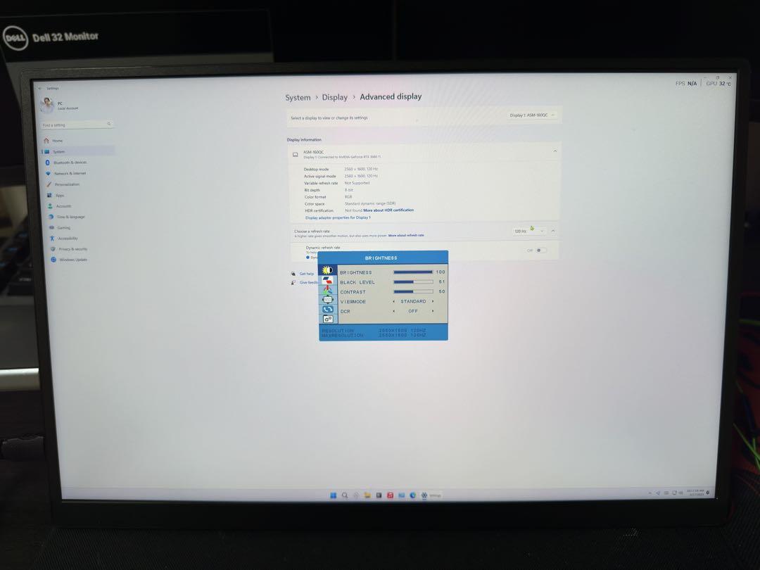 16インチ 2k 1440p 120hz