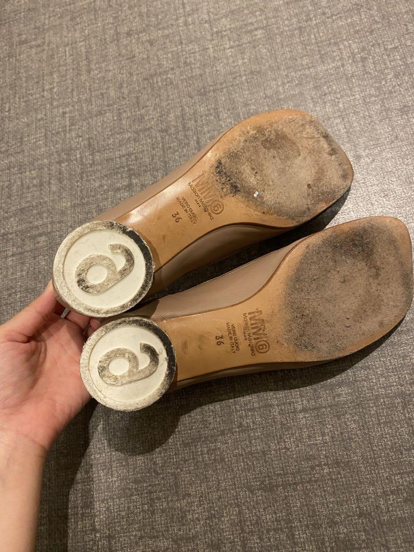 靴 mm6 ballet shoe