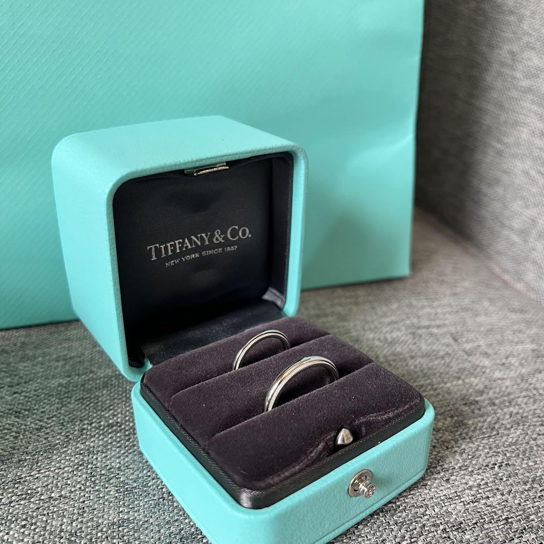 【新品未使用】Tiffany & Co. ミルグレインバンドリング