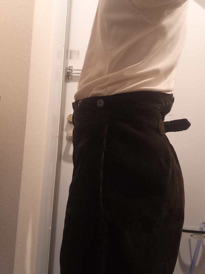 パンツ 1940's brown corduroy work trousers