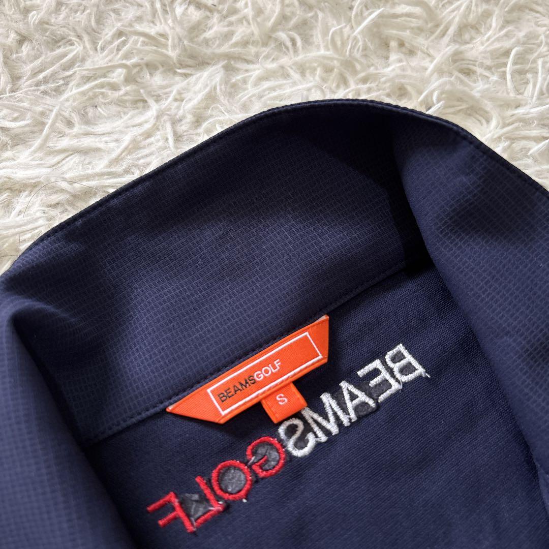 美品 BEAMS GOLF ツアーハイネックジャージ ネイビー Sサイズ