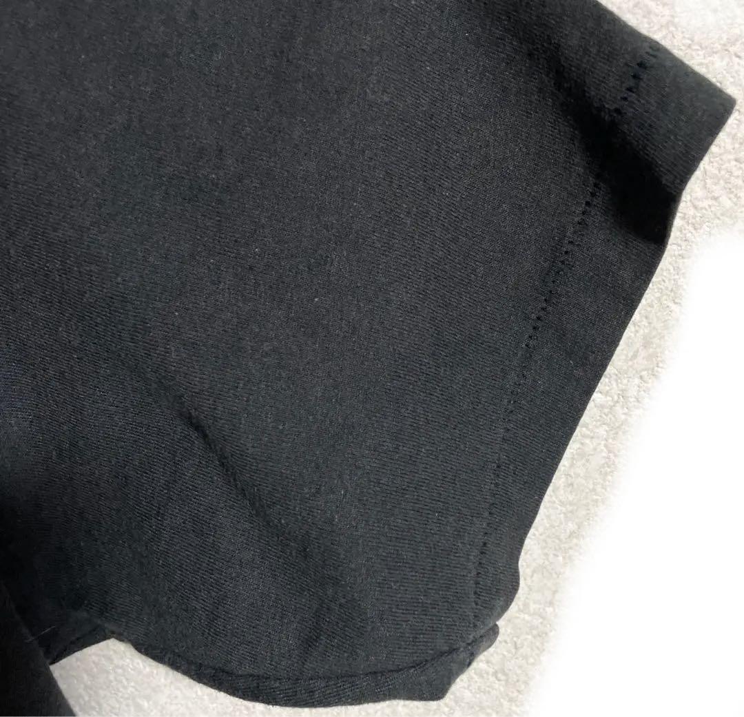 USA製 90's FRUIT OF THE LOOM 黒半袖Tシャツ　Mサイズ