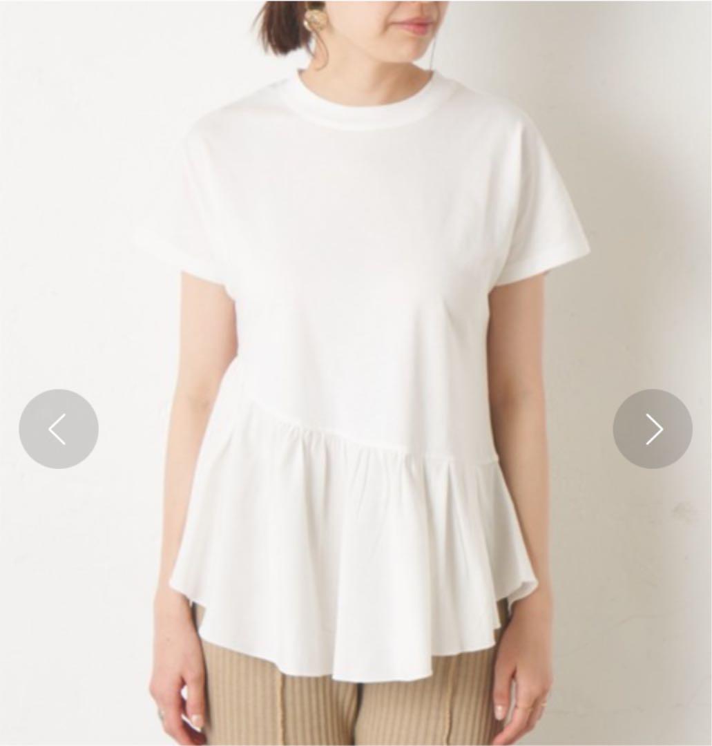 チャオパニックティピー Zozo限定アシメギャザーヘムラインフレンチtee メルカリ