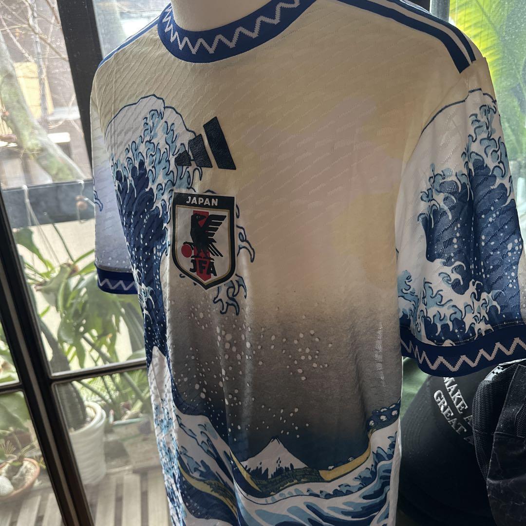 adidas 日本代表 シャツ 波模様
