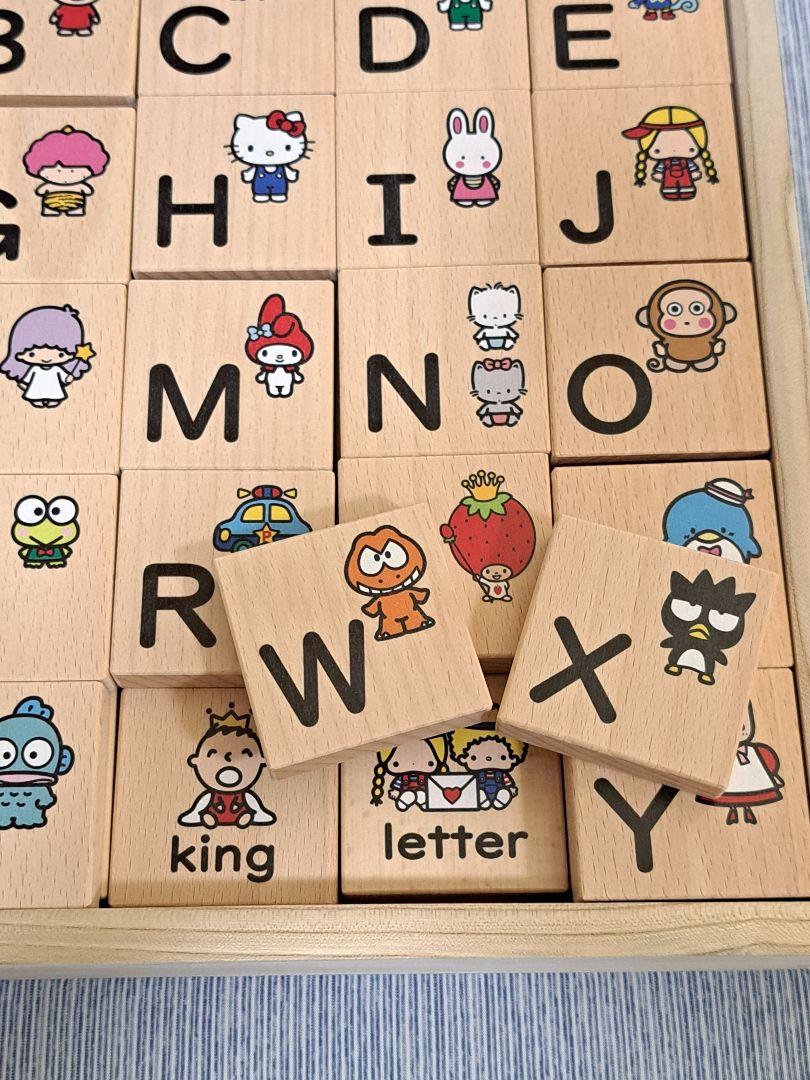 新品未使用　サンリオイングリッシュマスター　積み木　Toy Blocks 新品未使用 サンリオイングリッシュマスター 積み木 Toy Blocks