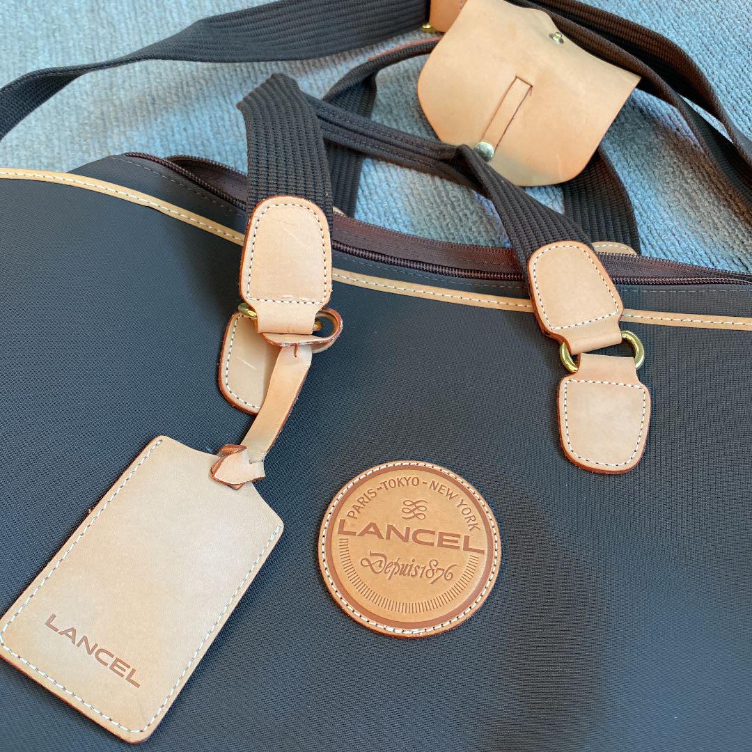 いベージュ セール LANCEL バック mLWP3-m11375178651 バイカラー