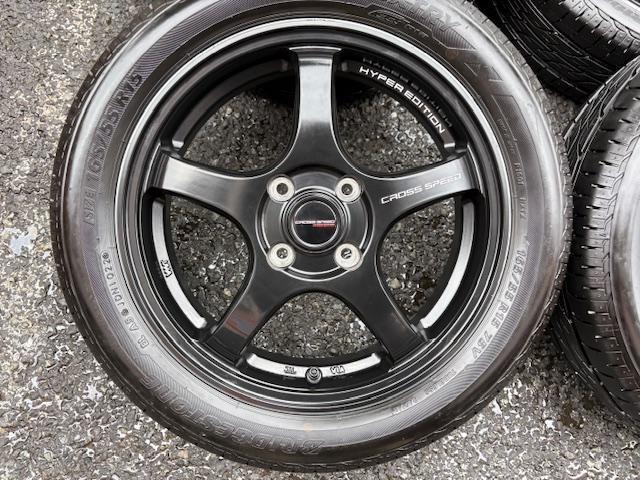 軽自動車に！バリ山 美品 クロススピード ハイパーエディションCR5　15インチ