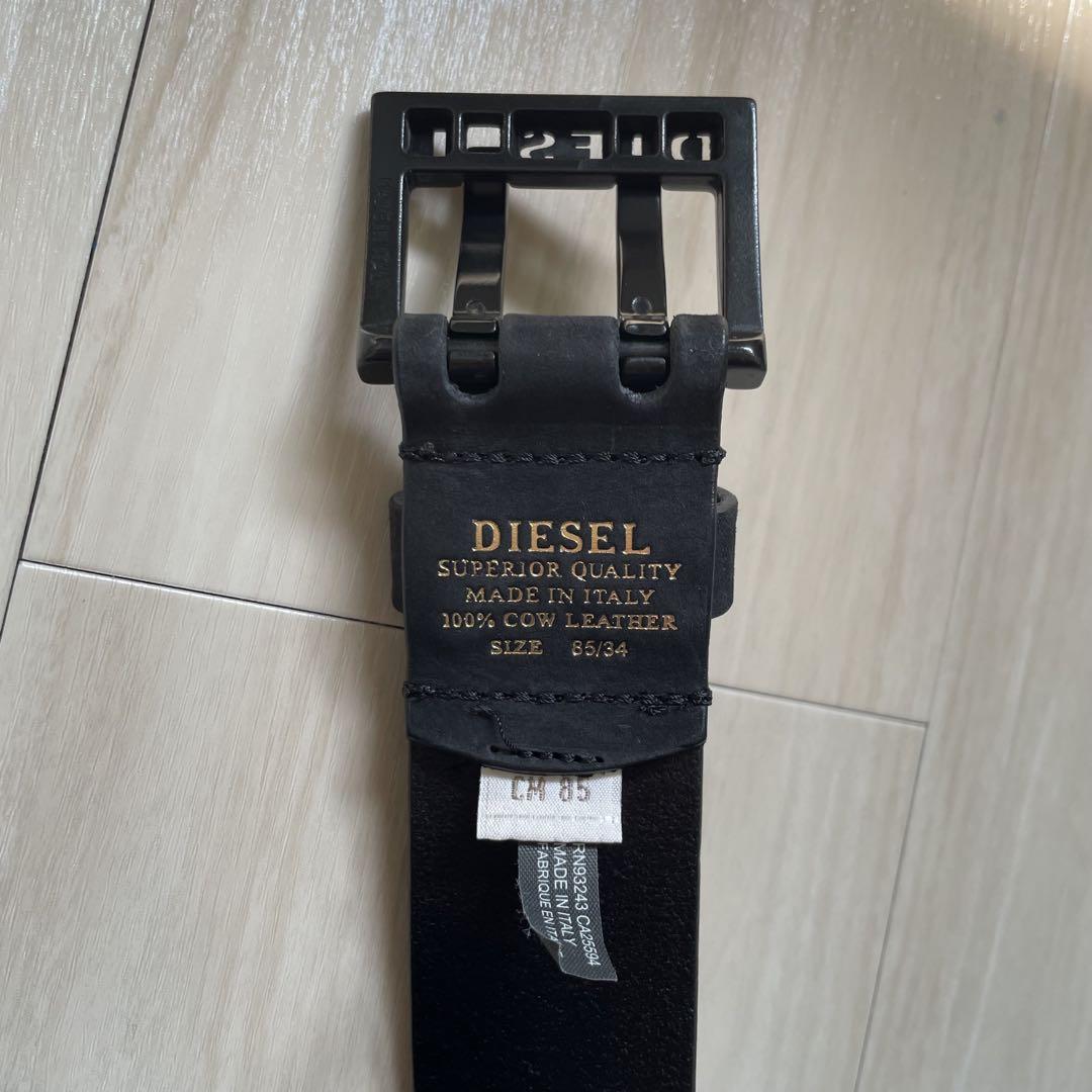 DIESEL 100%牛革ベルト 85/34
