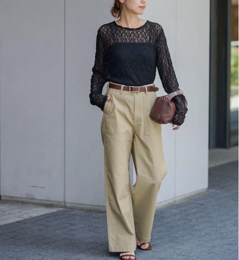 JOURNAL STANDARD relume／シアーレースロングスリーブTEE