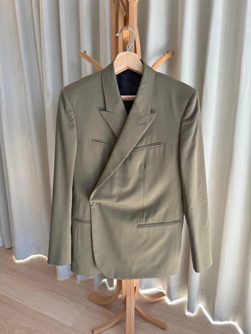 DIOR homme オリーブグリーン ダブルブレスト テーラードジャケット46M Dior Homme