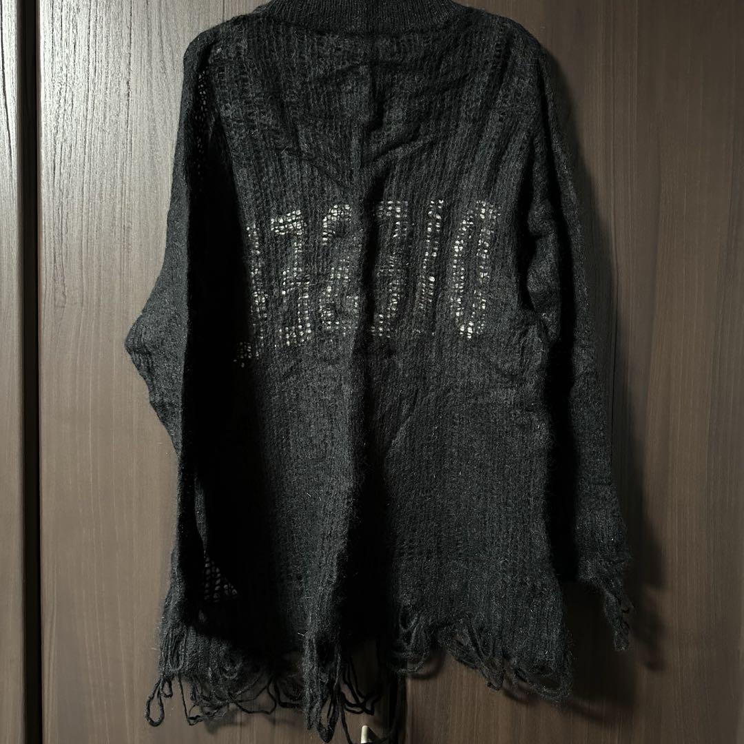 diesel ディーゼル　シースルー　ニットセーター　ロゴダメージニット diesel ディーゼル シースルー ニットセーター ロゴダメージニット