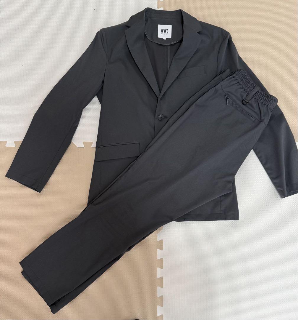 【美品】WWS ワークウェアスーツ 417別注 for ANA セットアップL