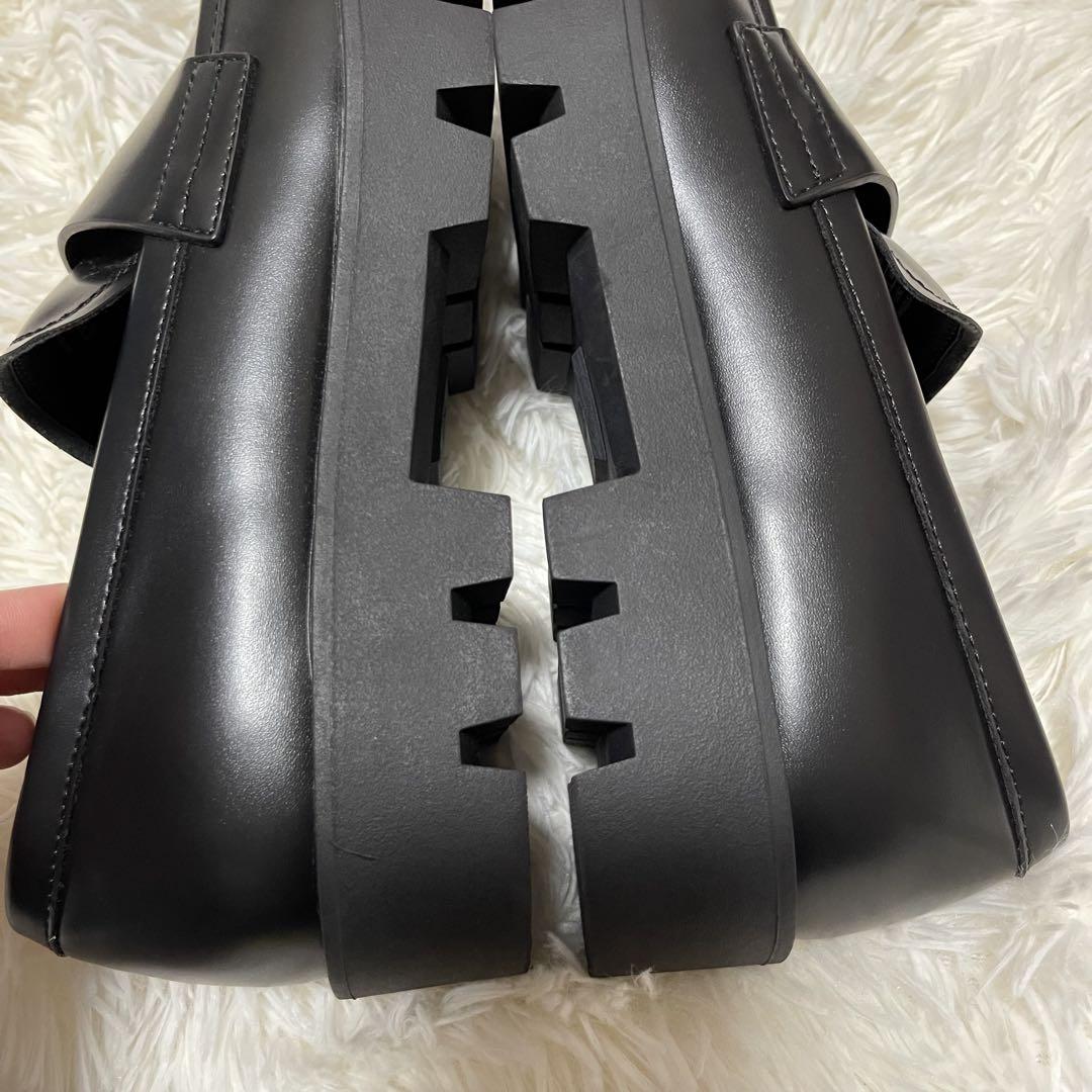 未使用級 ZARA ザラ 厚底 コインローファー チャンキー 29
