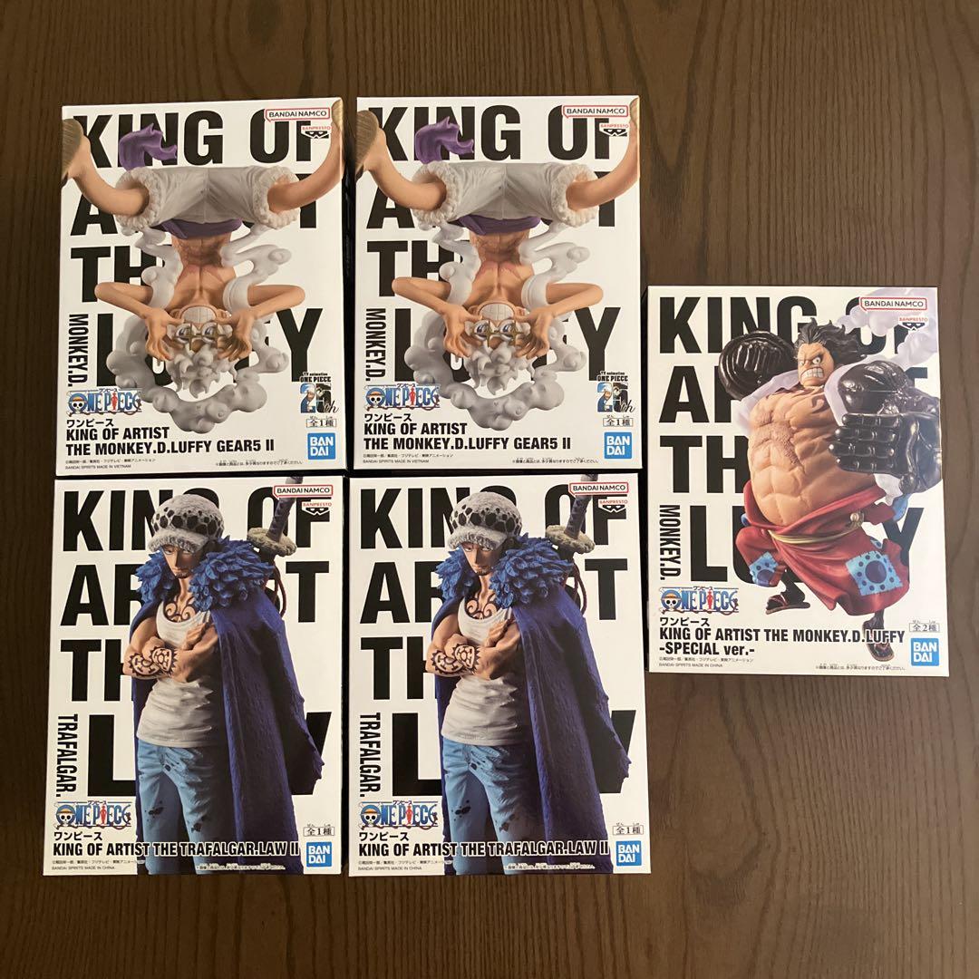 ワンピース フィギュア King of artist 5個 - メルカリ