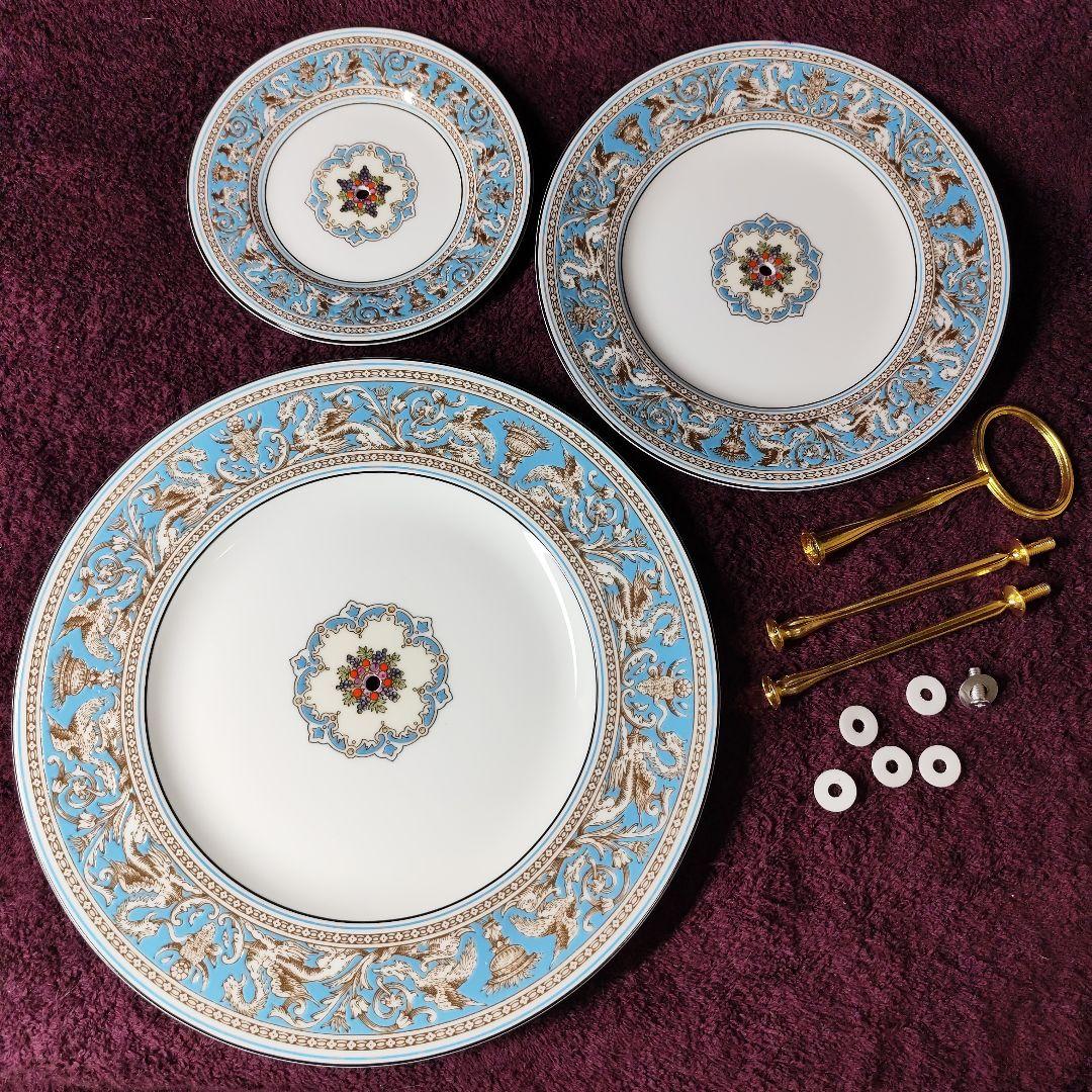 ウェッジウッド フロレンティーンターコイズ アフタヌーンティー用